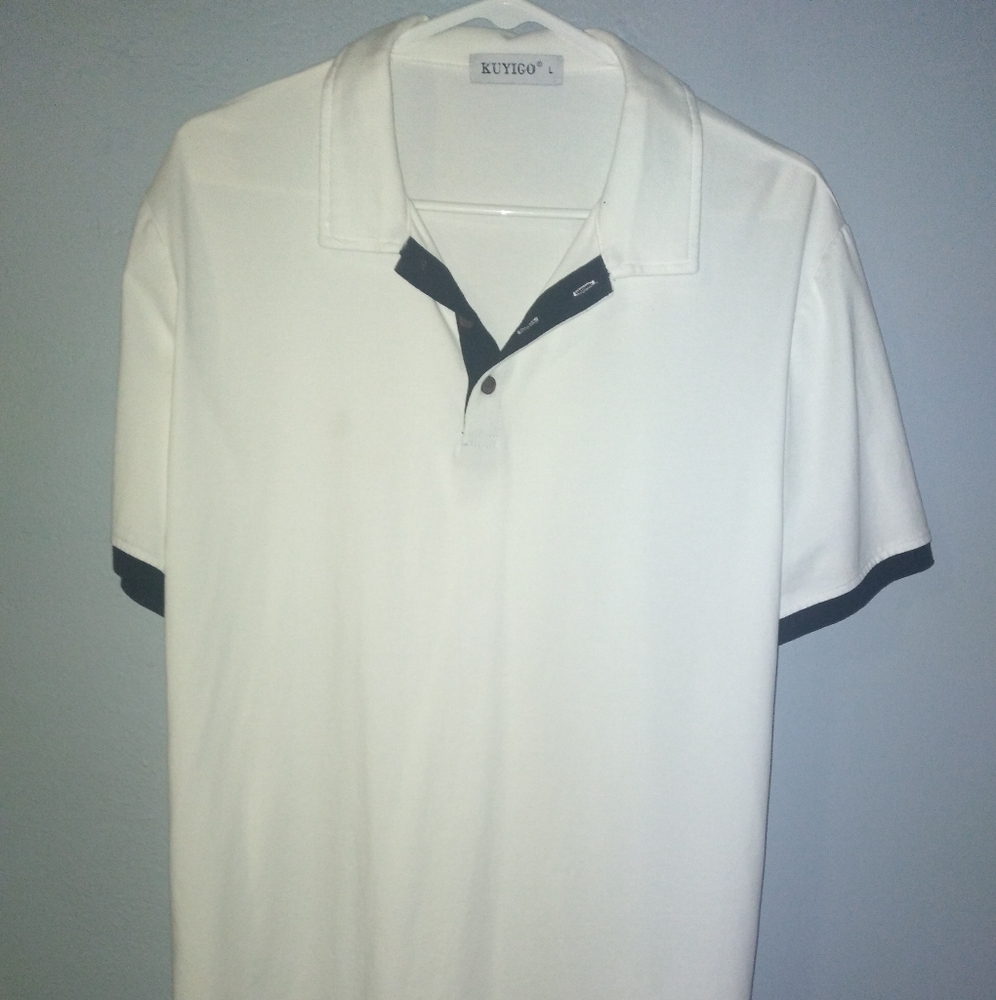Men's White Polo Shirt
